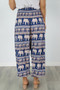 Blue Elephant Harem Pants