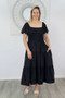 Black Melinda Dress