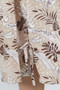 Taupe "Tropical Leaves" Smock Dress