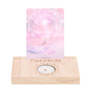 Natural Card of the Day Wooden Tarot Card Stand Tealight Holder