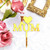 Acrylic Cake Topper I Love Mum With Heart & Gold Letters For Mother's Day Or Birthday Party Decoration Idea Acrylic Cake Topper I Love Mum With Heart & Gold Letters For Mother's Day Or Birthday Party Decoration Idea