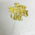 Acrylic Cake Topper For Happy Mother's Day With Gold Letters Clear Party Decoration Design Idea