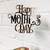 Acrylic Cake Topper For Happy Mother's Day With Rose Gold Letters Clear Party Decoration Design Idea