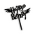 Acrylic Cake Topper For Harry Potter Cartoon Lovers' Birthday Black Wings  Party Decoration Design Idea