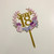 Acrylic Age Cake Topper For Happy Birthday With Sweet 18 Floral Design Gold Party Decoration Idea