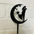 Acrylic Cake Topper With Bride Groom Moon Couple Love For Wedding Or Engagement Party Decoration Idea