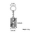 Metal Key Chain Keyring Tin for Judas Priest Chaveros Lovers Razor Blade Gift 