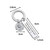 Stainless Steel Rectangle Key Chain Keyring with a Thank you Message and a Sunflower Tag for Office Colleague Mentor Friend Love Heart Birthday Gift
