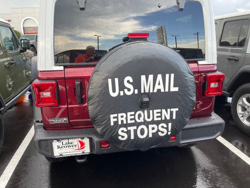 Copy of U.S. MAIL FREQUENT STOPS Tire Cover