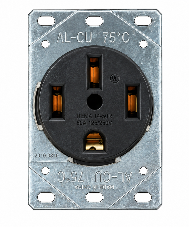 RV Power Receptacle – 50A, 125/250V
