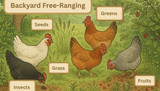 Backyard Free-Ranging: What Chickens Actually Eat