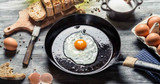 Nutritious Fried Egg Breakfast on Sourdough: A Dine-A-Chook Favourite