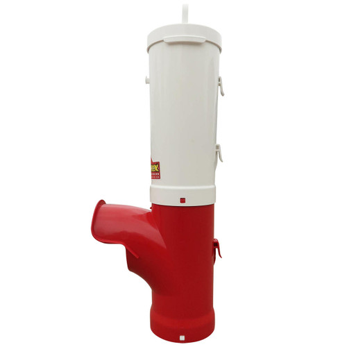 Dine a Chook Chicken Feeder Red Base 3.5 Litre