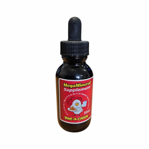 Dine-A-Chook 50ml Mega Mineral chelated trace mineral supplement for poultry