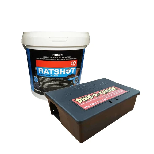 Rat Baiting Kit - Station + Ratshot Blocks 800g