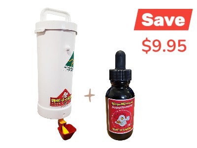 Mineral Support Kit bundle - 2L Drinker with Mega Mineral trace mineral supplement