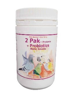 2-Pak Probiotic for chickens - restores healthy gut bacteria after sour crop or antibiotic treatment