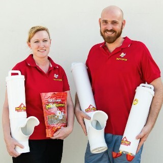 Ryan and Kara Biggin, owners of Dine-A-Chook