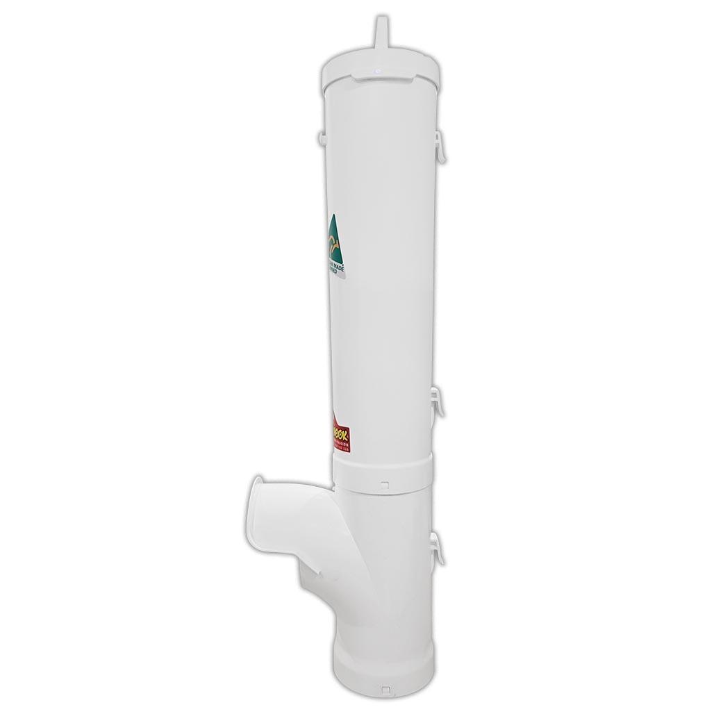 Side profile of the Large Chicken Feeder showing gravity-fed tube design at 710mm height