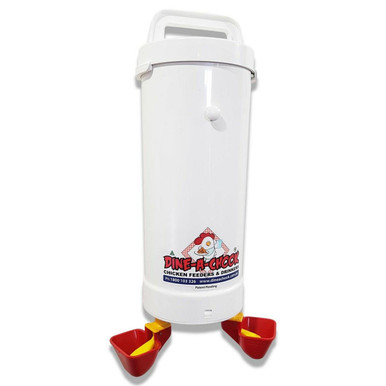 Dine-A-Chook 2 litre poultry drinker with twin lubing cups