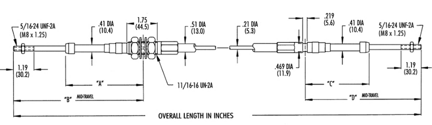 6 Series Push-Pull Cable