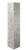 15" x 72" Faux Stone Column - Alabaster - Corner - No Cap