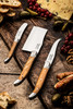 Laguiole Style de Vie Luxury Cheese Knife Set Olive Wood 3Pc (LuxKaasOlijf) lifestyle cheese board