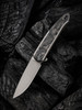 WE Knife Co. Smooth Sentinel Titanium with Marble Carbon Fibre (WE20043-1) open