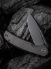 WE Knife Co. Beacon Black Titanium Black Blade (WE20061B-3) half open