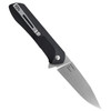 Black Tusk Boulder 2 Micarta Black (2BO45M-BLK) open clipside