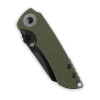 Kizer Critical Mini Green G10 (V3508A3) closed