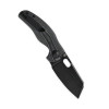 Kizer Sheepdog Black Micarta (V4488C1) open clipside