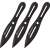 Smith & Wesson Bullseye Throwing Knives Black 8" 3Pc (SWTK8BCP)