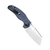 Kizer Sheepdog C01c Richlite Blue (V4488C3) open clipside