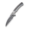 WE Knife Co Limited Edition Ziffius Grey Titanium Twill Carbon Fiber Hakkapella Damasteel (WE22024A-DS1)