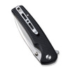 SENCUT Sachse Black G10 (S21007-5) closed clipside