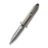 WE Knife Co Diatomic Bead Polished Titanium Damasteel (WE22032-DS1)