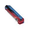 Kizer Hyper Aluminum Blue Red (Ki3632A1) closed clipside