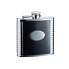 Savoir Flask Leather Silver 8oz (1205YGB-1)