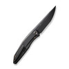 WE Knife Co Limited Edition Cybernetic Stonewashed Black Titanium (WE22033-1) open clipside