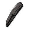 WE Knife Co Limited Edition Cybernetic Etched Black Titanium (WE22033-4) closed clipside