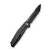 WE Knife Co Shadowfire Black Titanium (WE22035-1) open clipside