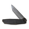 WE Knife Co Shadowfire Bronze Black Damasteel (WE22035-DS1) half open