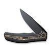 WE Knife Co Zonda Titanium Grey Marble Carbon Fiber (WE230113) half open