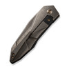 WE Knife Co Solid Stonewashed Titanium Bronze (WE22028-3) closed clipside