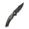 WE Knife Co Orpheus Titanium Bronze Black Jungle Wear FatCarbon (WE23009-1) open clipside