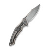 WE Knife Co Limited Edition Orpheus Titanium Aluminum Foil Carbon Fiber (WE23009-2) open clipside