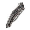 WE Knife Co Limited Edition Orpheus Titanium Aluminum Foil Carbon Fiber (WE23009-2) closed clipside