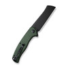 SENCUT Traxler Micarta Green (S20057C-4) open clipside