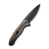 WE Knife Co Limited Edition Kitefin Titanium Black Gold (WE19002M-1) open clipside